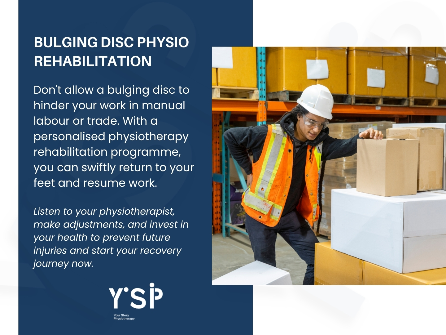 Bulging Disc Physio Rehabilitation | Your Story Physiotherapy
